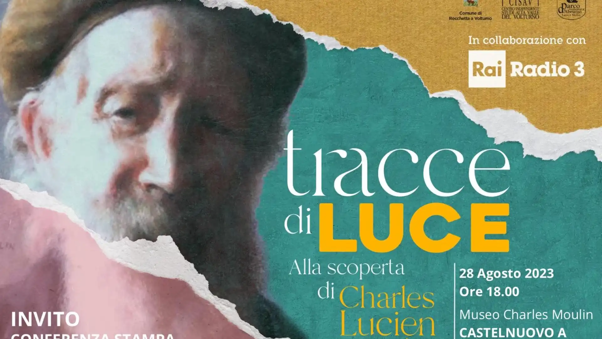 Tracce di Luce, lunedì 28 agosto la presentazione del festival organizzato dal Cisav. La conferenza stampa a Castelnuovo al Volturno.